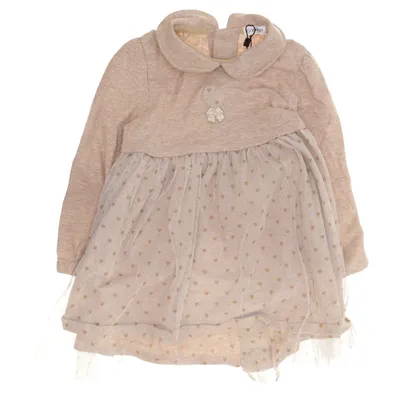 Klänning (Beige) från Gymp Bomull, Elastan