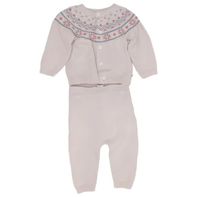 Ensemble (Bleu, Rose, Beige) de Petit Bateau Coton, Laine