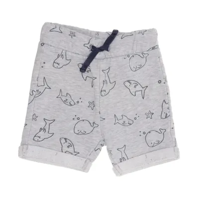 Short de jogging (Gris, Bleu) de Dopo Dopo Coton, Polyester, Viscose