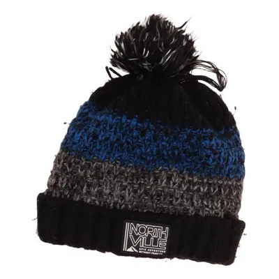 Bobble hat (Black, Blue, Gray) from C&A Northville Acrylic, Polyester