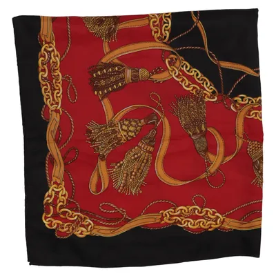 Neckerchief (Black, Red, Gold) from Tie Rack Polyester
