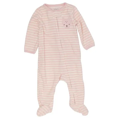 Rompers (Pink, White) from Carter's Polyester