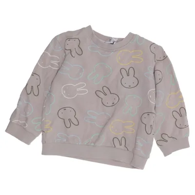 Collegetröja (Grå, Flerfärgad) från Miffy Bomull