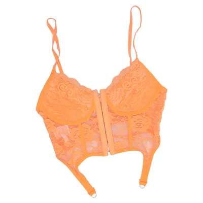 Bustier (Orange) from D&M Elastane, Polyester