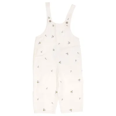 Salopette courte (Blanc, Bleu) de Zara Coton, Polyester