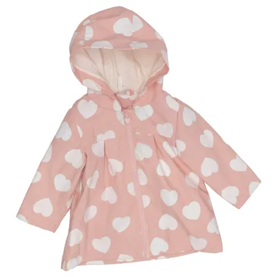 Regenjack (Roze, Wit) van Orchestra Polyester