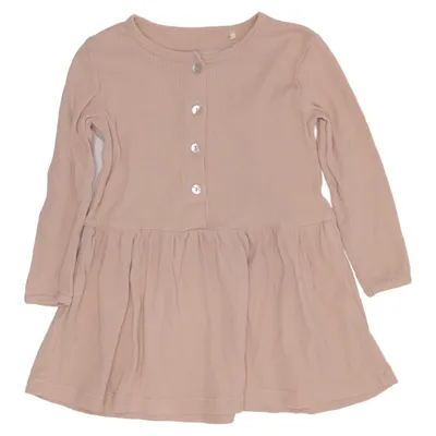 Dress (Beige) from Konges Sløjd Elastane, Organic cotton