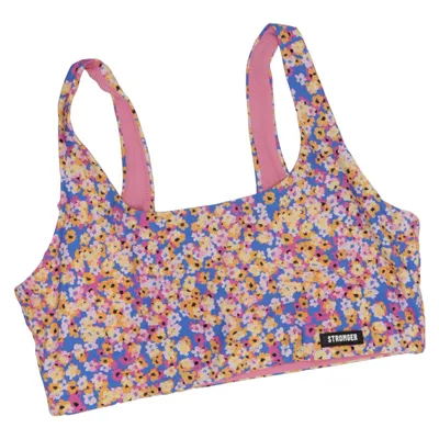 Sports bra (Blue, Pink, Yellow, Multicolored) from Stronger Elastane, Polyamide, Polyester