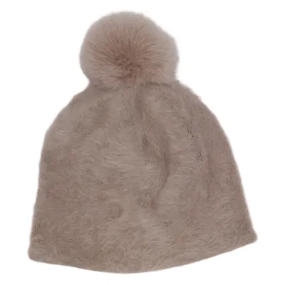 Toppluva (Beige) från MaxMara Angora, Rävpäls, Polyamid