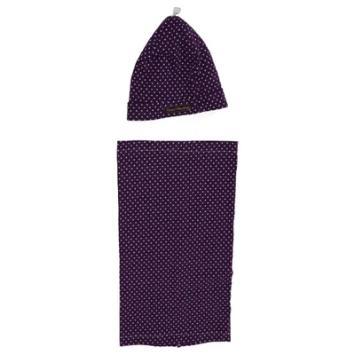 Accessoire set (Lila, Wit) van Marie's Nähwerkstatt Katoen, Elastaan
