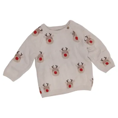 Julesweater (Beige, Brun, Rød) fra Baby C&A Bomuld