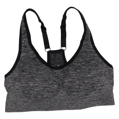 Sports bra (Gray, Black) from Kaytan Sports Elastane, Polyamide, Polyester