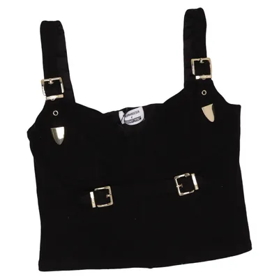 Bustier (Noir) de Marina Hoermanseder Élasthane, Polyester, Viscose