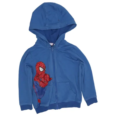 Sweat à capuche (Bleu) de Marvel Coton, Polyester