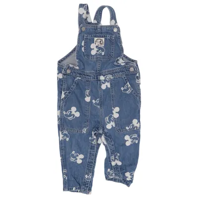 Hängselbyxor (Blå, Vit) från H&M x Disney Bomull