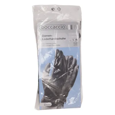 Läderhandskar (Svart) från Boccaccio