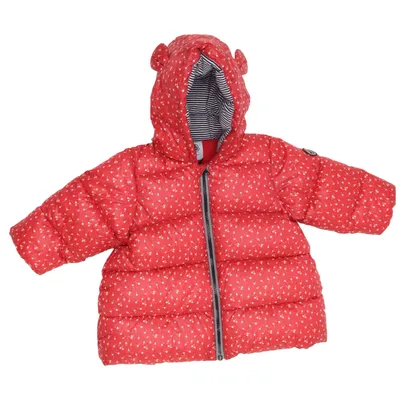 Vinterjakke (Rød, Hvid) fra Petit Bateau Polyester
