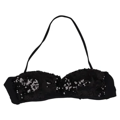 Bikinioberteil (Schwarz) von Miss Miss Elasthan, Polyamid, Polyester
