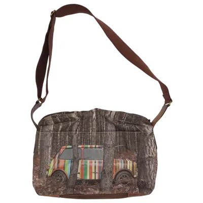 Schoudertas (Bruin, Meerkleurig) van Paul Smith Leer, Polyester
