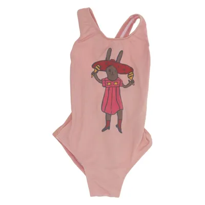 Maillot de bain une pièce (Rose) de Oeuf Élasthane, Polyamide