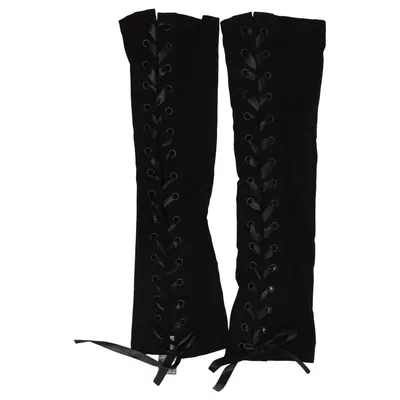 Beinstulpen (Schwarz) von Gothicana by EMP