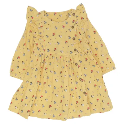 Klänning (Gul, Flerfärgad) från Mothercare Bomull