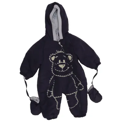 Overall (Blue, White) from Baby Club Polyester