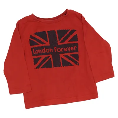 Langærmet t-shirt (Rød) fra Kiabi Bomuld