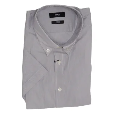 Kortärmad skjorta (Grå, Vit) från Hugo Boss