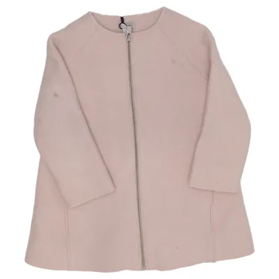 Coat (Pink) from COS Cotton, Viscose, Wool