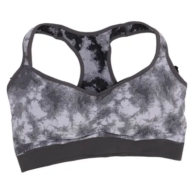 Sports bra (Gray, Black, White) from Crivit Pro Elastane, Polyamide, Polyester