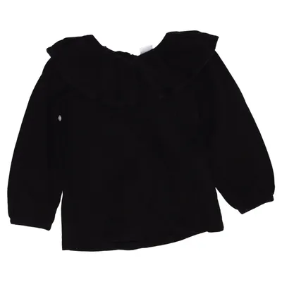 Blouse (Black) from Zara Cotton