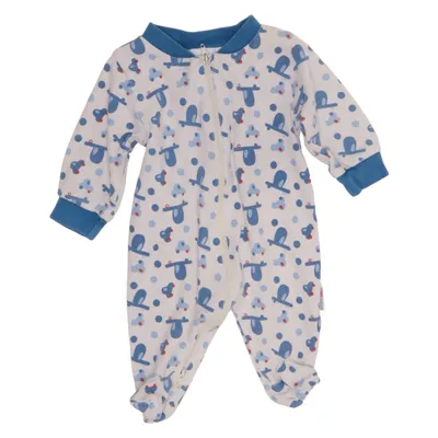 Sparkdräkt (Vit, Blå) från Bornino