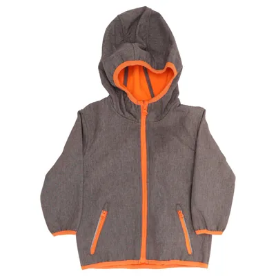 Softshelljacka (Grå, Orange) från Kiko Polyester