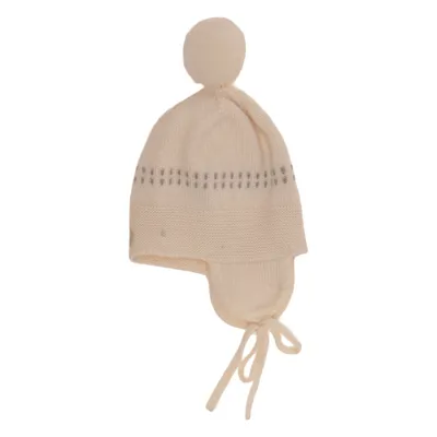 Tophue (Beige) fra Lillelam Merinould