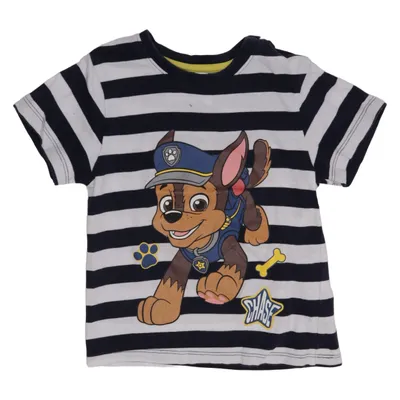 T-shirt (Blå, Hvid, Flerfarvet) fra Nickelodeon Bomuld