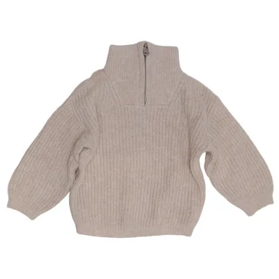 Sweater (Beige) from H&M Acrylic, Cotton, Polyester, Wool