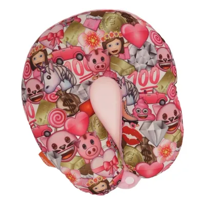 Neck pillow (Multicolored) from Emoji Elastane, Polyester