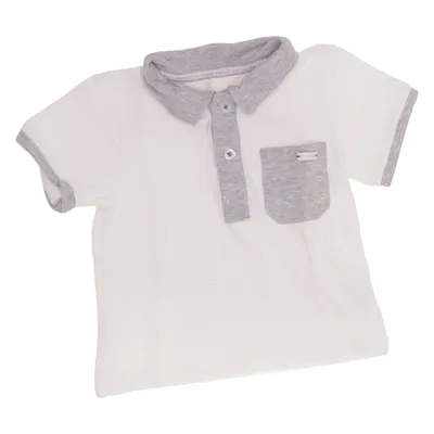 Polo shirt (White, Gray) from Gymp Cotton