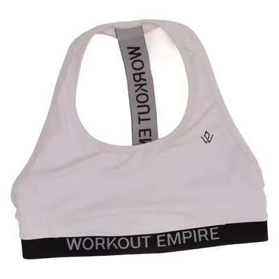 Sports bra (White, Black) from Workout Empire