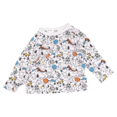 T-shirt à manches longues (Blanc, Multicolore) de Snoopy