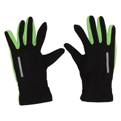 Gloves (Black, Green) from Tchibo Elastane, Polyester