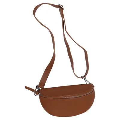 Midjeväska (Brun) från Made in italy Skinn