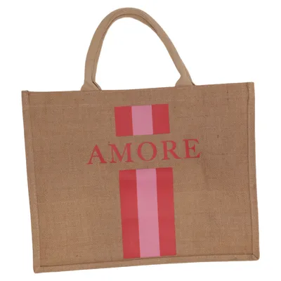 Tygpåse (Beige, Flerfärgad) från Amore