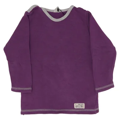 Long sleeve T-shirt (Purple) from Lilano Organic cotton