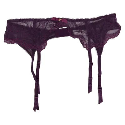 Garter belt (Purple) from Gossard Elastane, Polyamide, Viscose