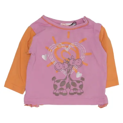 Long sleeve T-shirt (Pink, Orange, Multicolored) from InScene Cotton