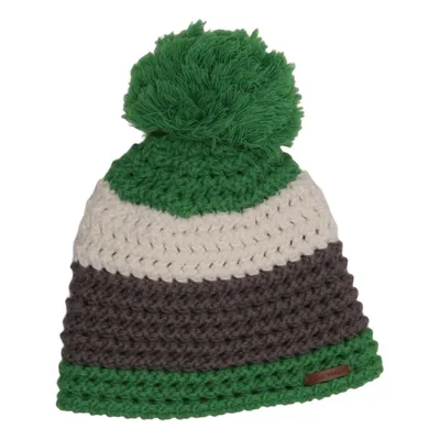 Bobble hat (Green, White, Gray) from Black Forest Acrylic, Polyester, Wool