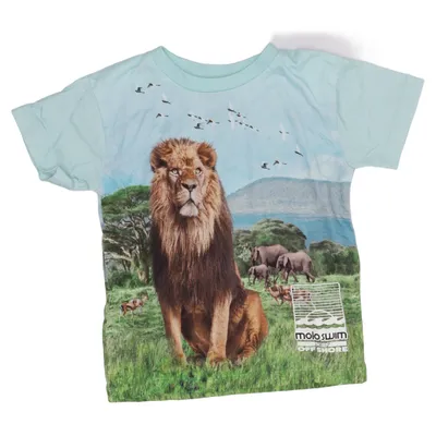 T-shirt (Blå, Flerfarvet) fra Molo Swim Økologisk bomuld