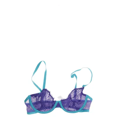 Bra (Blue, Turquoise) from Fashion Express Elastane, Polyamide